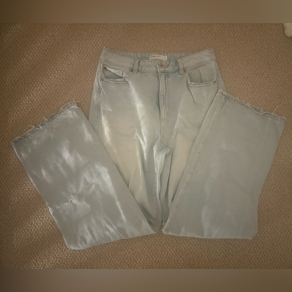 Garage Wide Leg Light Blue Jeans - Picture 3 of 4
